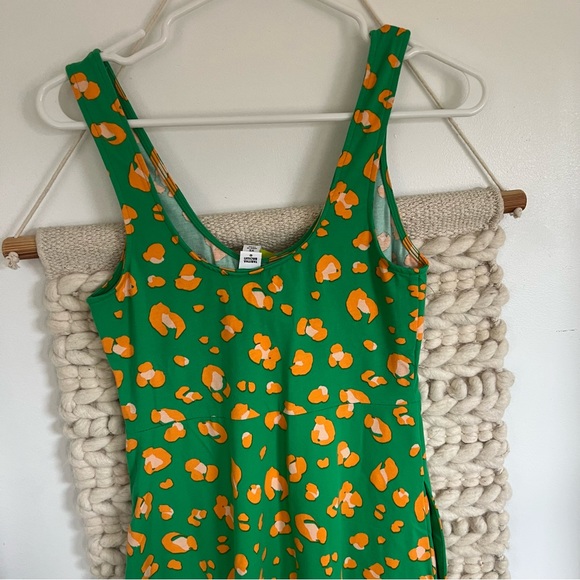 Tabitha Brown for Target Green Leopard cotton dress - Picture 9 of 9